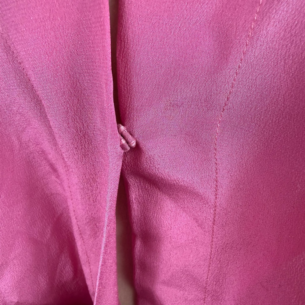 NWT Silvia Tcherassi silk magenta Blouse Size large - Picture 7 of 12